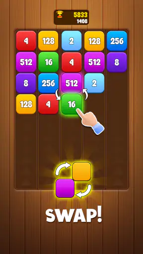 Wood Number Merge