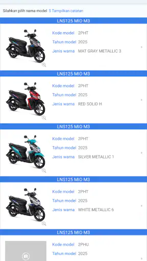 YAMAHA PartsCatalogue IDN