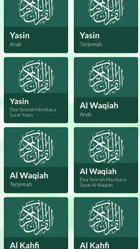 Yasin, Al-Waqiah, & Al-Mulk