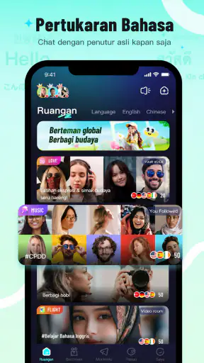 Yeetalk - Bertemu teman asing