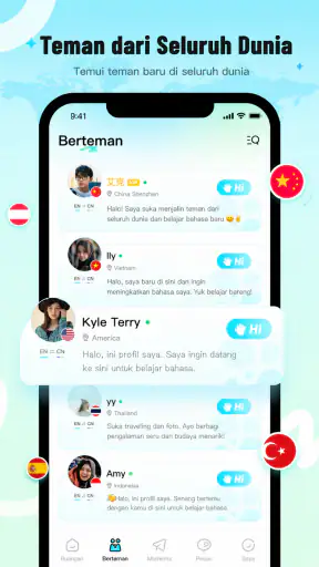 Yeetalk - Bertemu teman asing