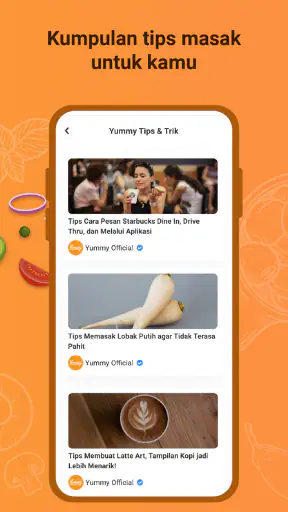 Yummy - Aplikasi Resep Masakan
