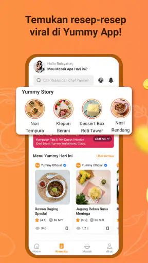 Yummy - Aplikasi Resep Masakan