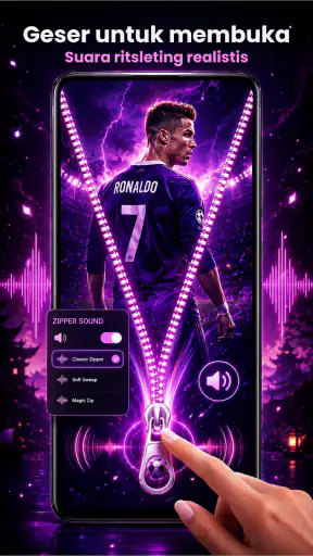Zipper Lock Screen Customizer