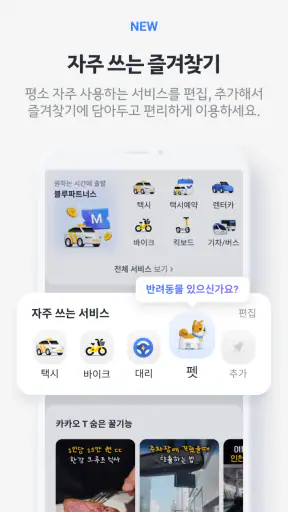 카카오 T - 택시, 세차, 주차, 바이크, 항공, 퀵