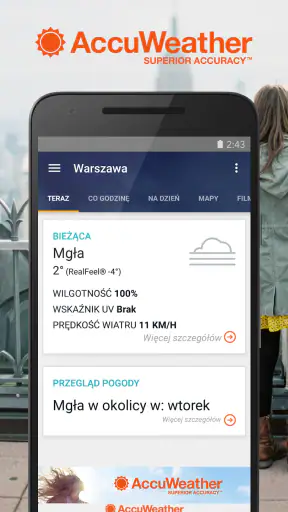 AccuWeather lokalna pogoda