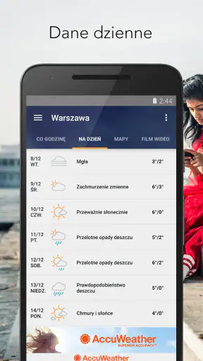 AccuWeather lokalna pogoda