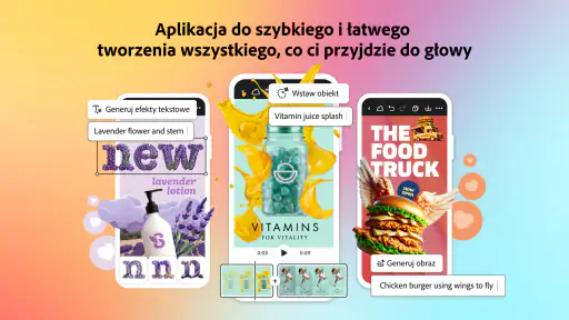 Adobe Express Wideo zdjęcia SI