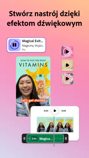 Adobe Express Wideo zdjęcia SI