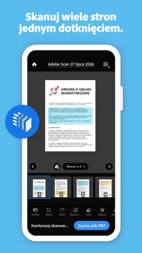 Adobe Scan: skaner PDF, OCR