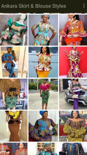 Ankara Skirt & Blouse Styles