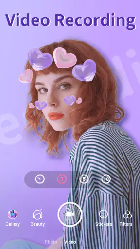 Aparat Beauty-Selfie, Naklejka