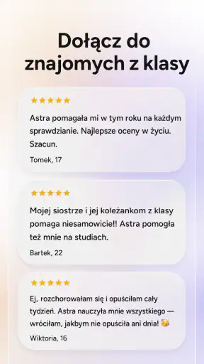 Astra AI: Nauka do egzaminów