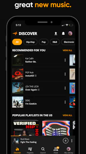 Audiomack: pobieranie muzyki
