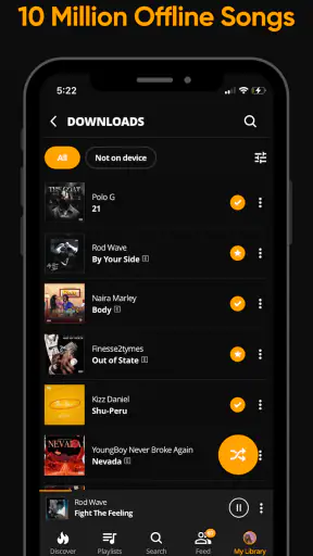 Audiomack: pobieranie muzyki