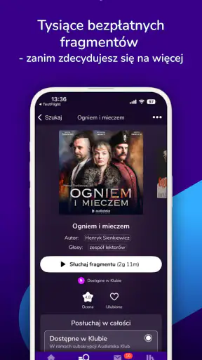 Audioteka: Audiobooki/Podcasty
