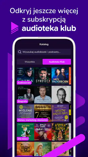 Audioteka: Audiobooki/Podcasty