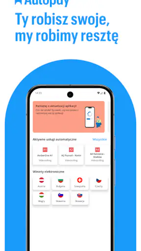 Autopay. Winiety, autostrady