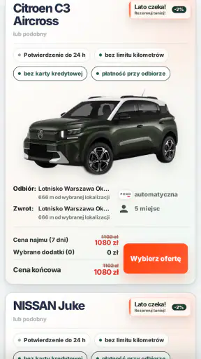 BEEP.rent - najem aut