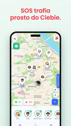 Bezpieczna Rodzina: mapa GPS