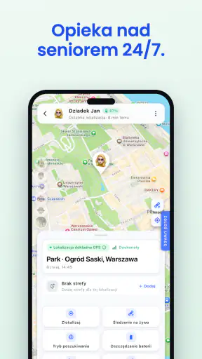Bezpieczna Rodzina: mapa GPS