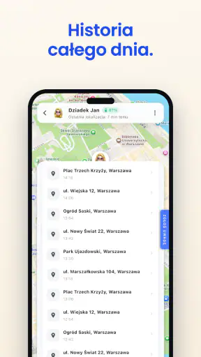 Bezpieczna Rodzina: mapa GPS
