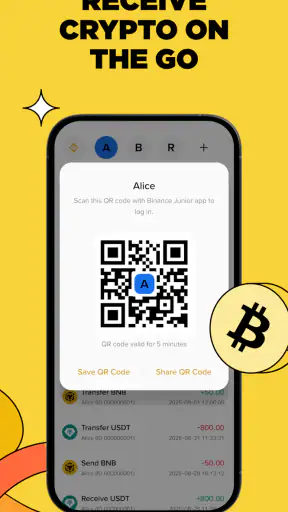 Binance Junior dla młodzieży