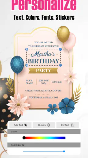 Birthday Invitation Card Maker
