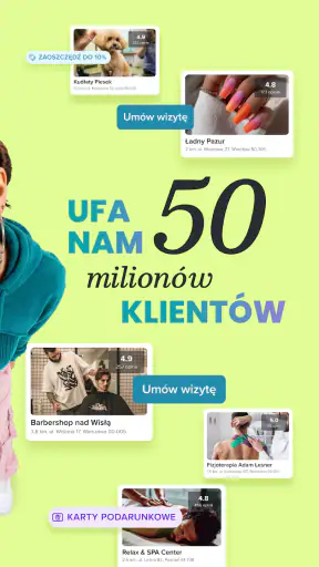 Booksy dla klientów