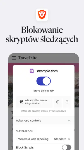 Brave prywatna przeglądarka