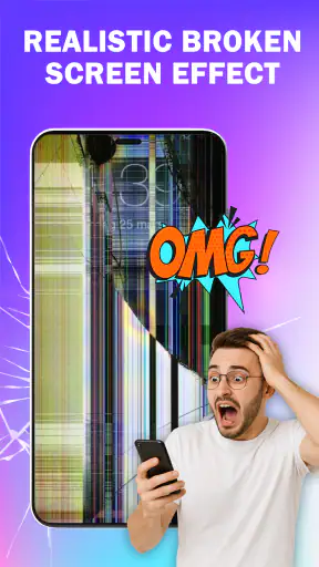 Broken Screen: Magic Wallpaper