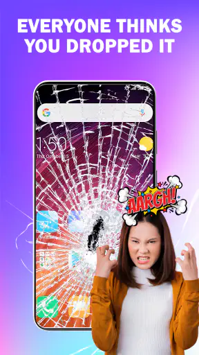 Broken Screen: Magic Wallpaper