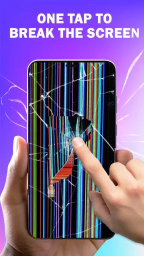 Broken Screen: Magic Wallpaper