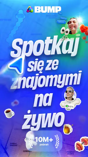 Bump - mapa dla znajomych