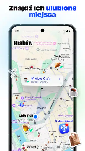 Bump - mapa dla znajomych