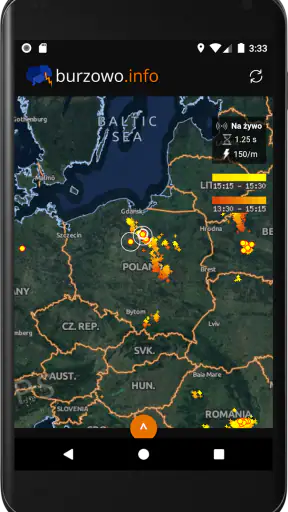 Burzowo.info - Mapa burzowa