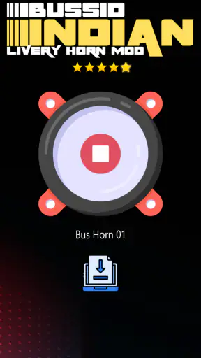 Bussid Indian Livery Horn Mod
