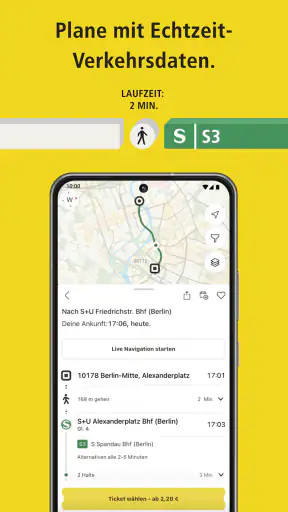 BVG Fahrinfo: Routenplaner