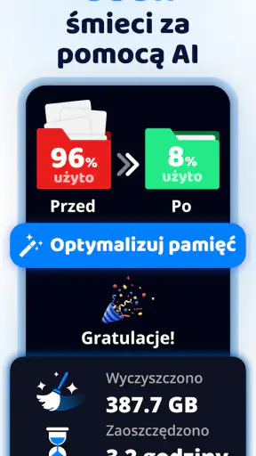 Cleanup : Wyczyść Telefonu