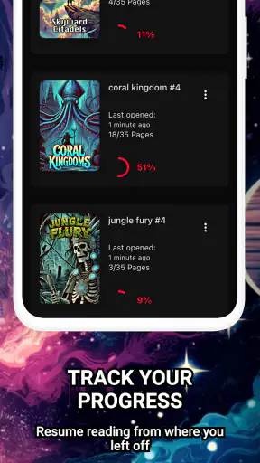 Comic Reader CBR, CBZ & PDF
