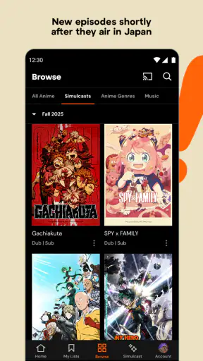 Crunchyroll: streaming anime