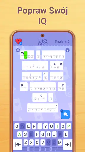 Cryptogram: Gry wykreślanka!