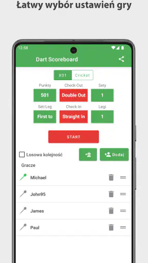 Dart Scoreboard Rzutki Licznik