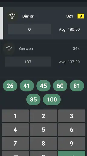 DARTS Scoreboard 2026