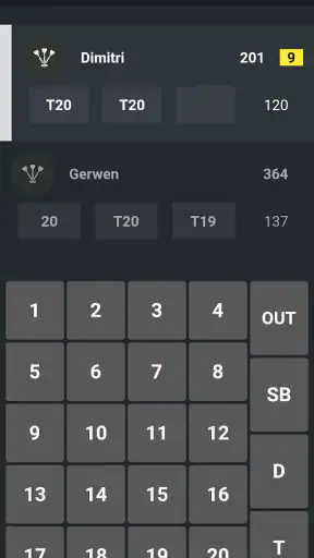 DARTS Scoreboard 2026