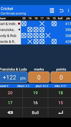 Darts Scoreboard