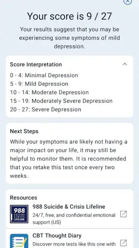 Depression Test