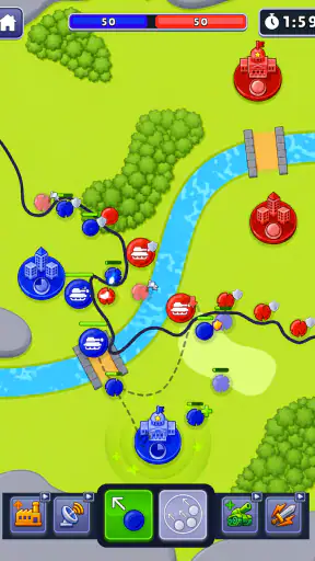 Dots Commander: RTS War