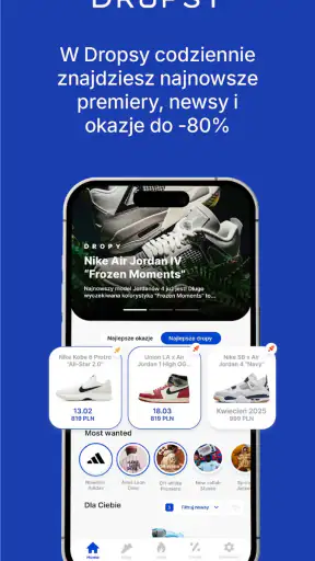 Dropsy: okazje, sneakers, moda