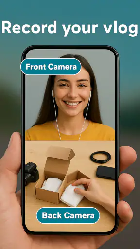 Dual Camera For Vlogger